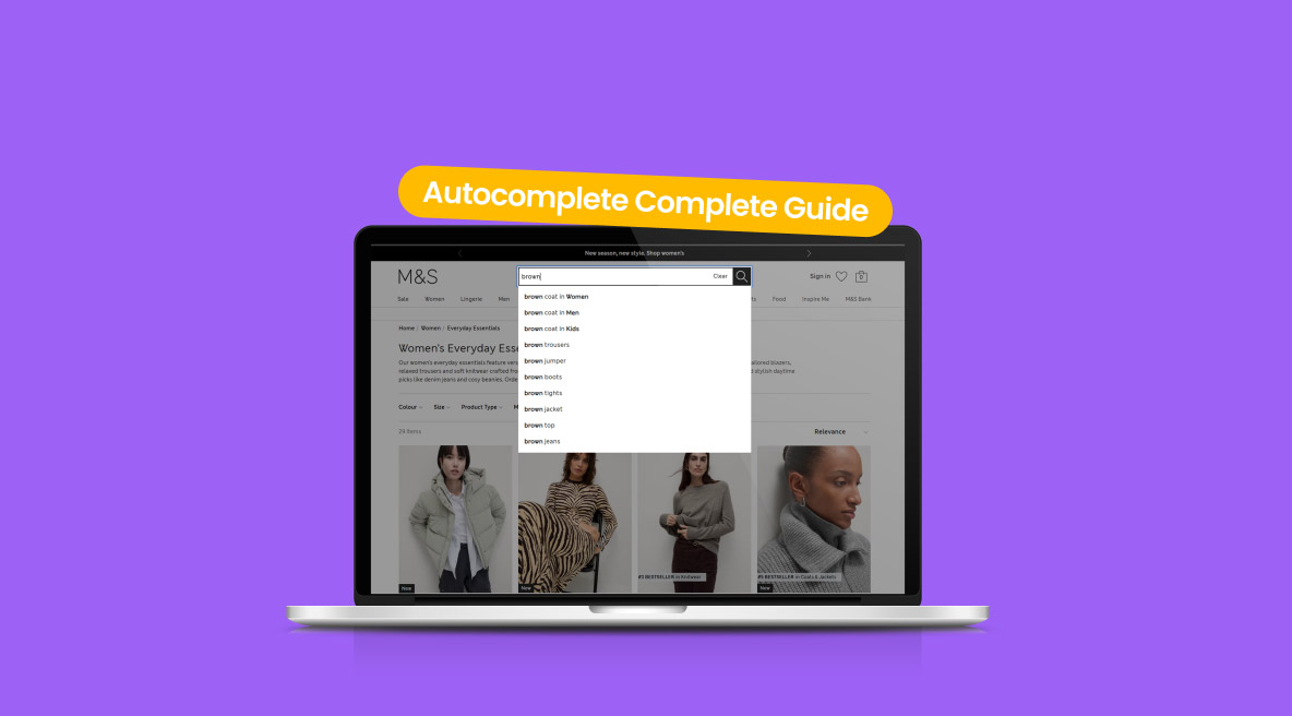 Autocomplete in E-Commerce